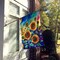 Edge Collections - 28" X 40" - Multicolor - Sunflowers in Color Large Porch - 1 Piece